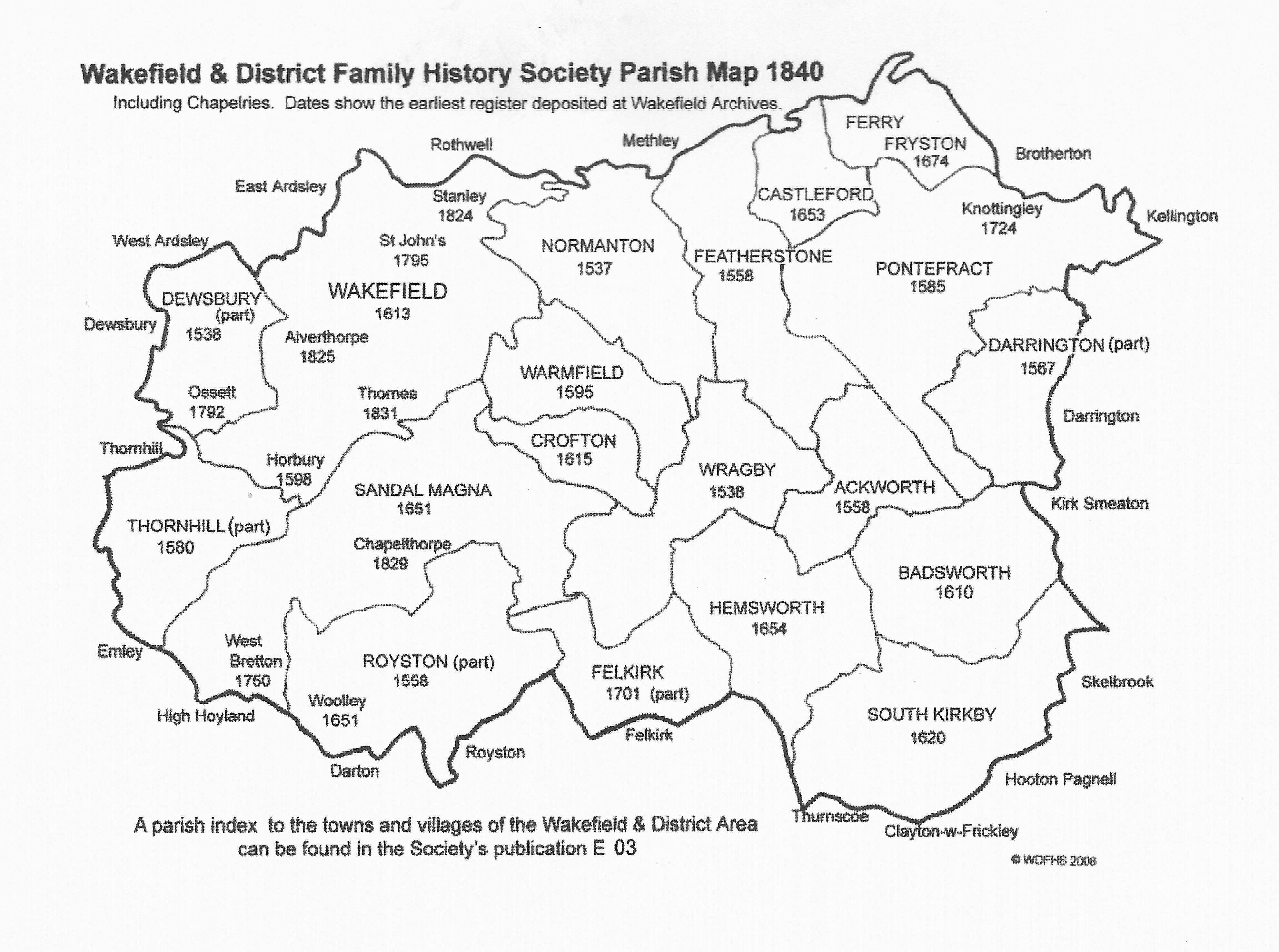 Wakefield Parish Map
